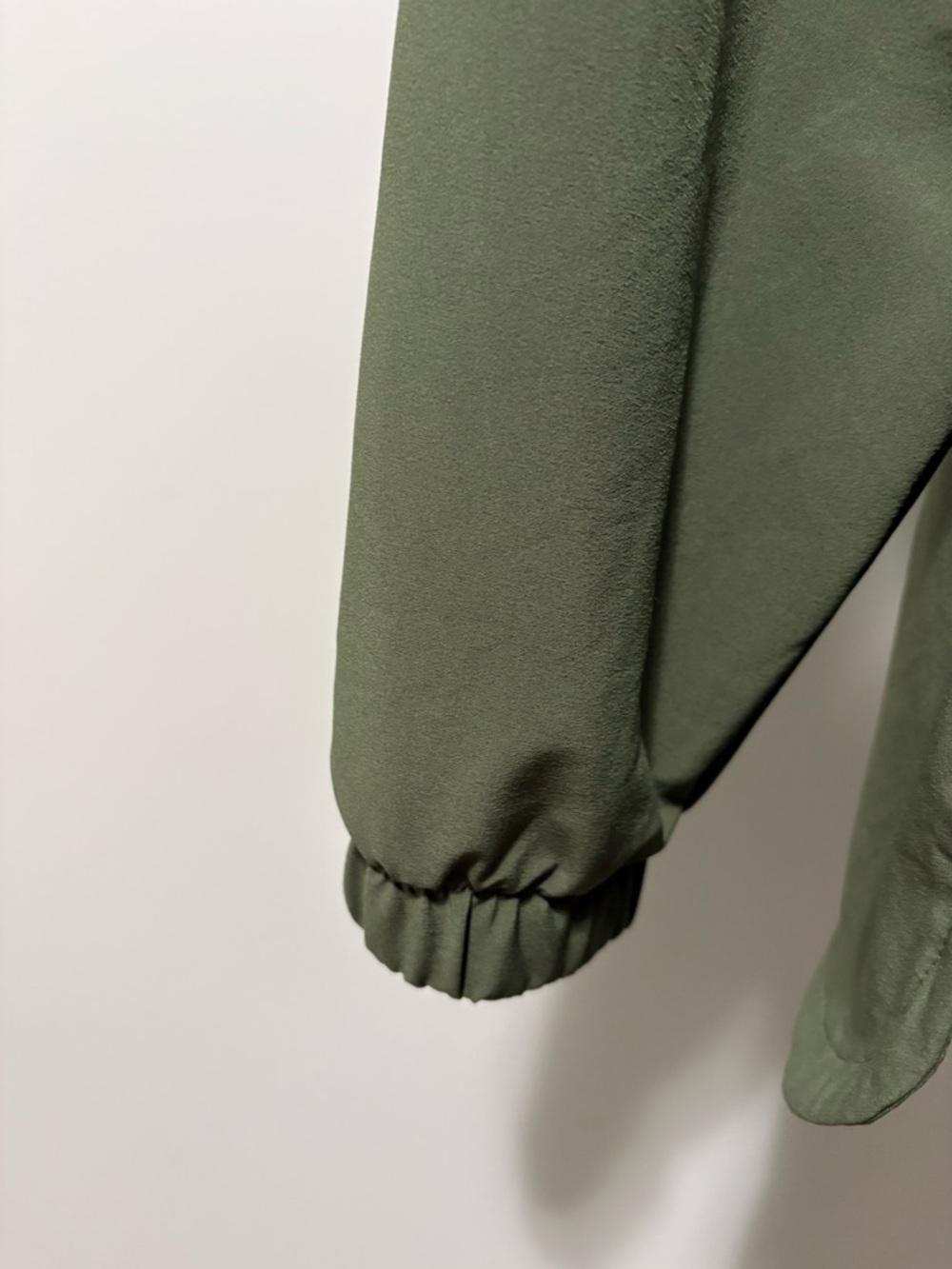 Zella Getaway Hooded Utility Jacket In Green Tactica - Picture 6 of 14